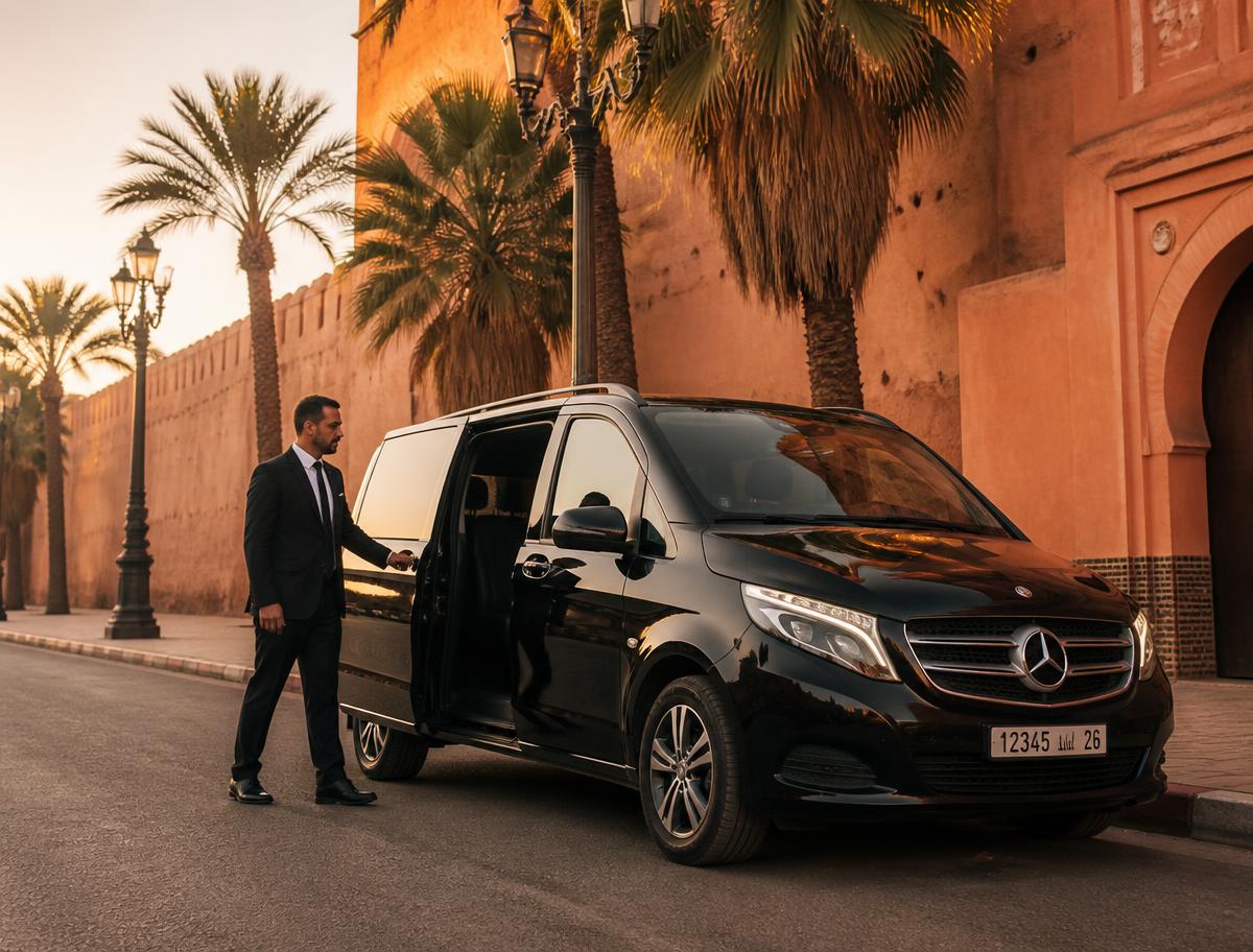 Mise à disposition d'un van avec chauffeur privé