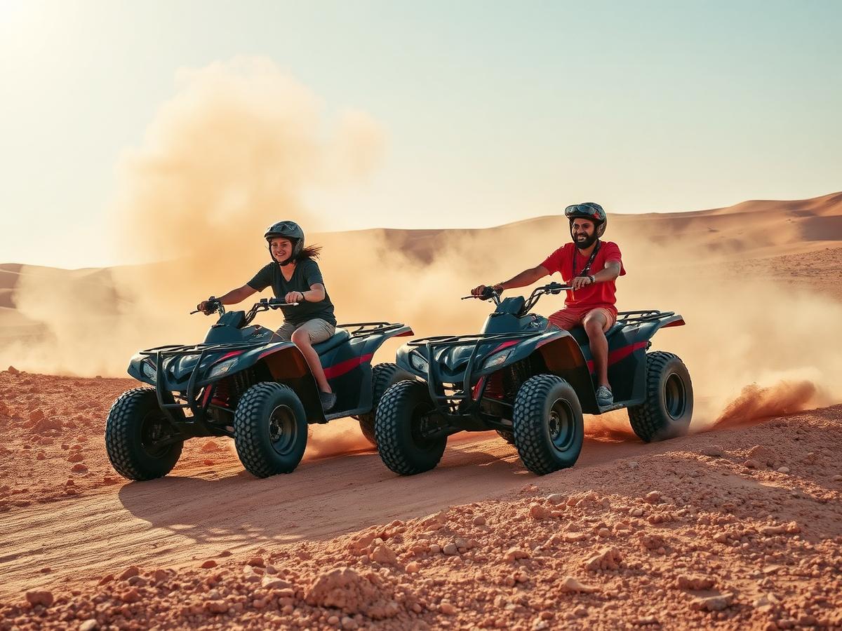 Quad au désert d'Agafay